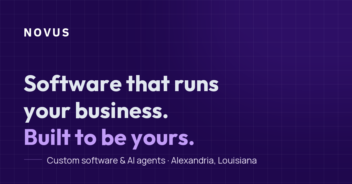 Novunx Software Novus Group | Software that runs your business